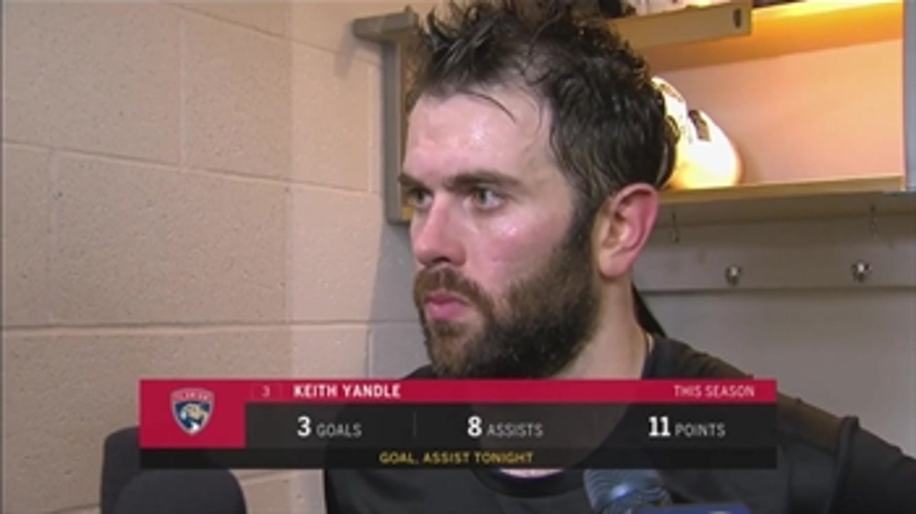 Keith Yandle liked Panthers effort and play despite loss
