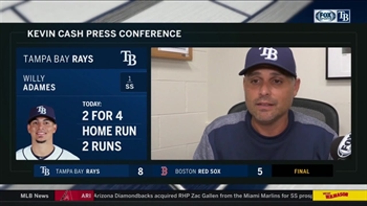 Kevin Cash on how Rays responded to MLB trade deadline after series win in Boston
