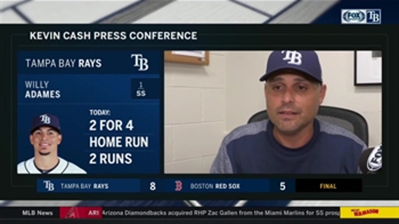 Kevin Cash on how Rays responded to MLB trade deadline after series win in Boston
