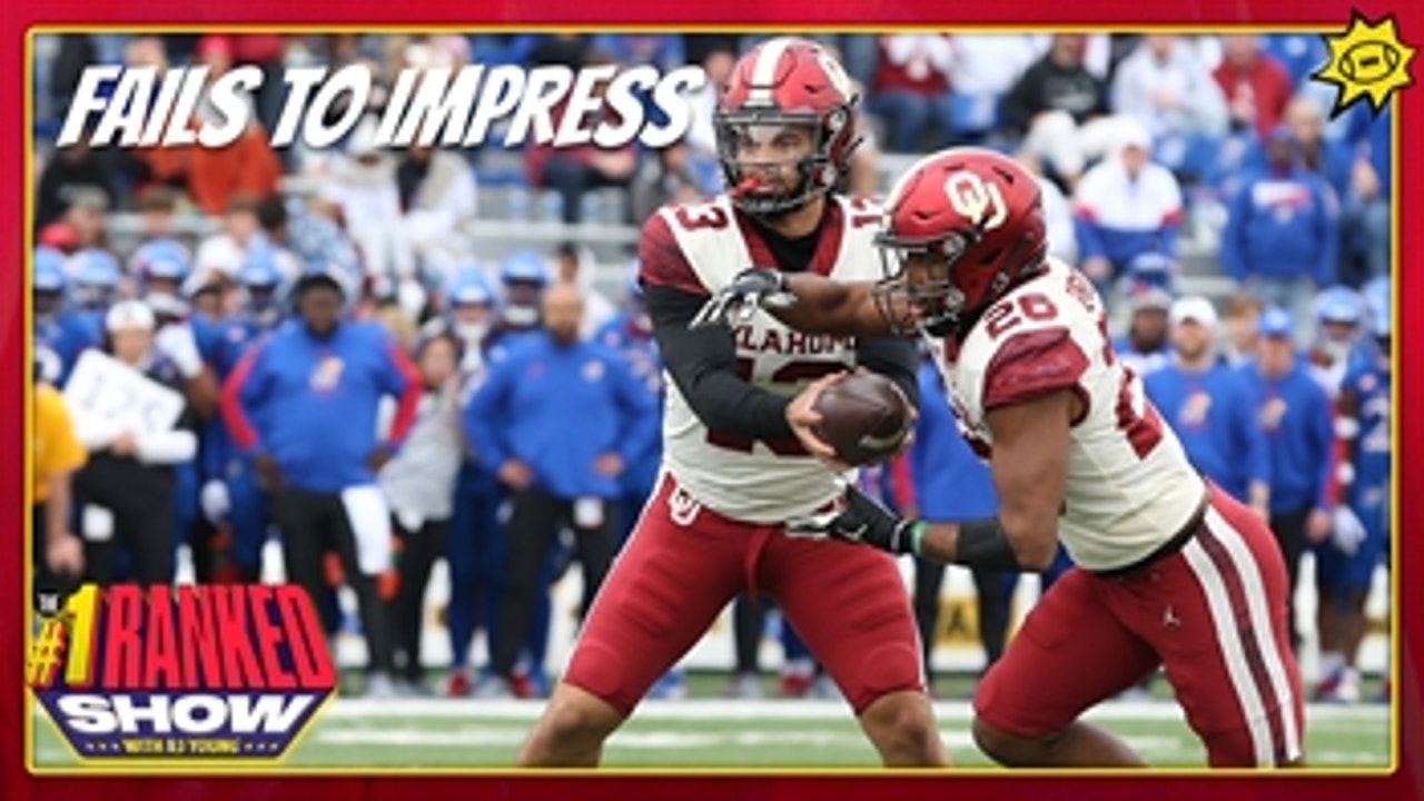 RJ Young discusses Oklahoma's inability to impress in comeback 35-23 victory over Kansas ' No. 1 Ranked Show