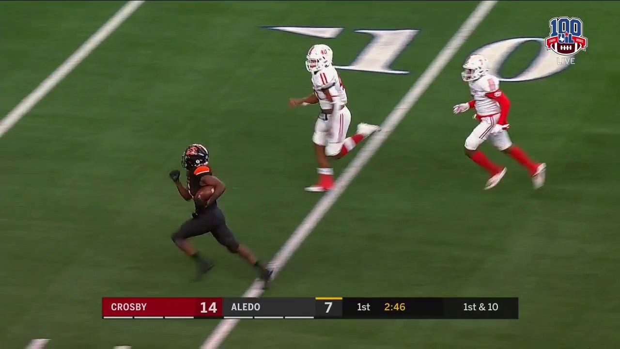 HIGHLIGHTS: Demarco Roberts TD Run for Aledo
