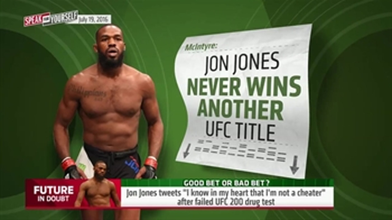 Jon Jones will never win another UFC title - 'Speak for Yourself'