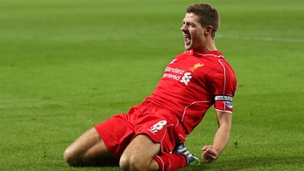 Gerrard gives Liverpool 1-0 lead against AFC Wimbledon