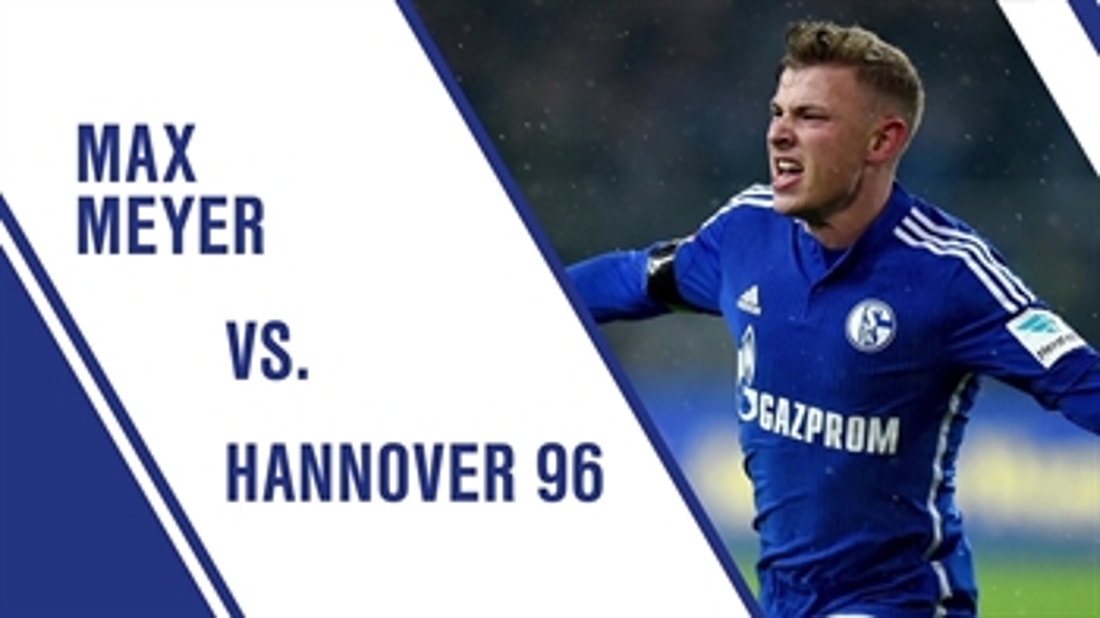 Max Meyer vs. Hannover 96: All Touches ' 2015-16 Bundesliga Highlights