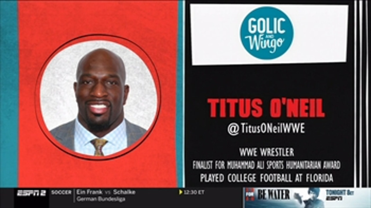 Titus O'Neil discusses his ESPYS Sports Humanitarian of the Year nomination