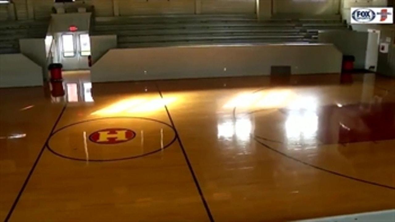 The 'Hoosiers' gym in Knightstown, Indiana