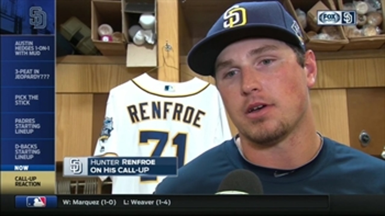 Hunter Renfroe and Carlos Asuaje on getting called up to the Padres