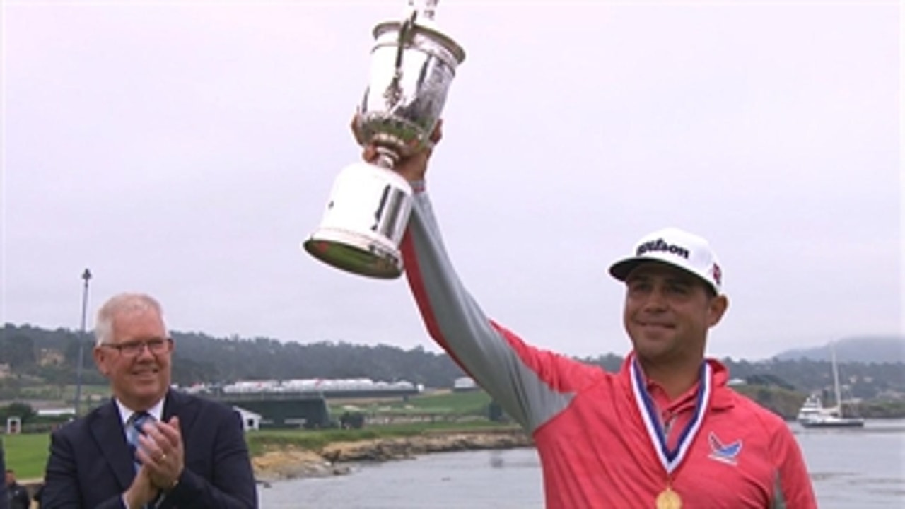 Gary Woodland sinks birdie putt to win 2019 US.. Open