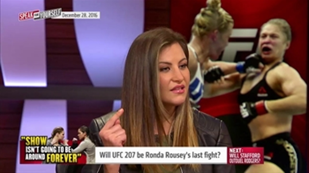 Miesha Tate: If Ronda Rousey loses to Amanda Nunes, she's done | SPEAK FOR YOURSELF