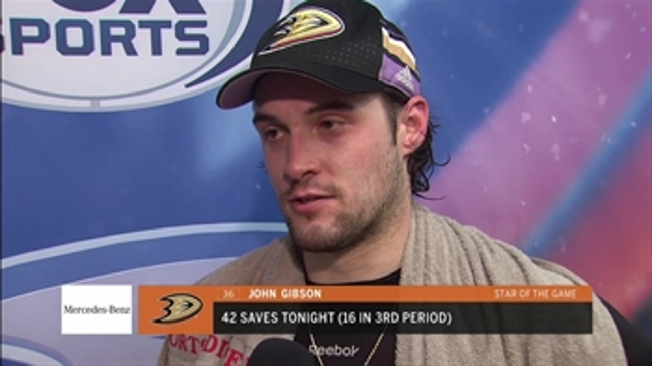 Ducks Live: John Gibson puts up 42 saves against Chicago