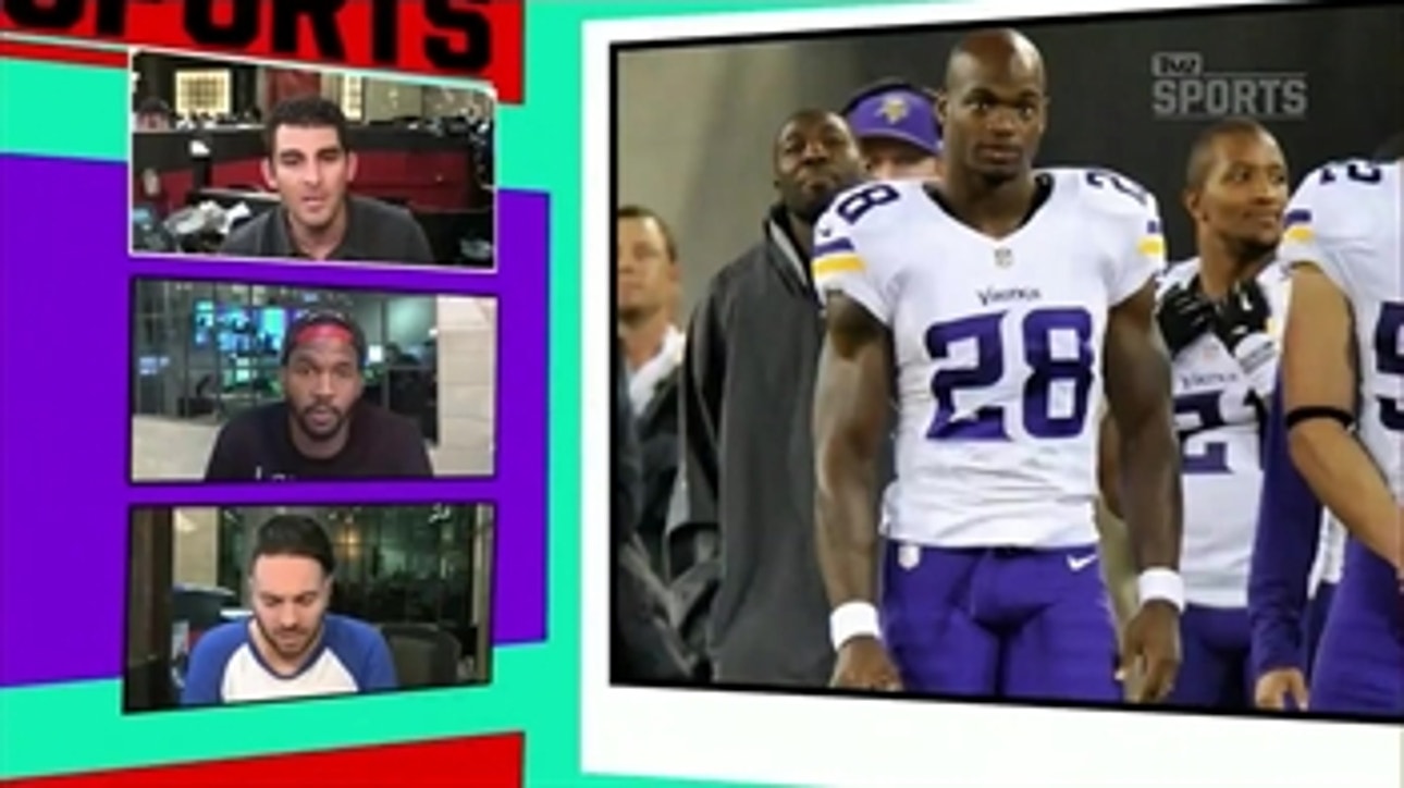 Adrian Peterson really wants the rushing record - 'TMZ Sports'
