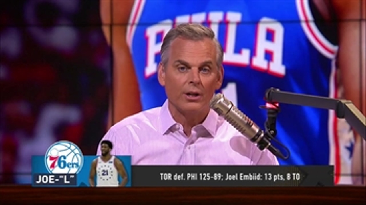Colin Cowherd has a message for the 76ers: Trade Joel Embiid now while he still has value
