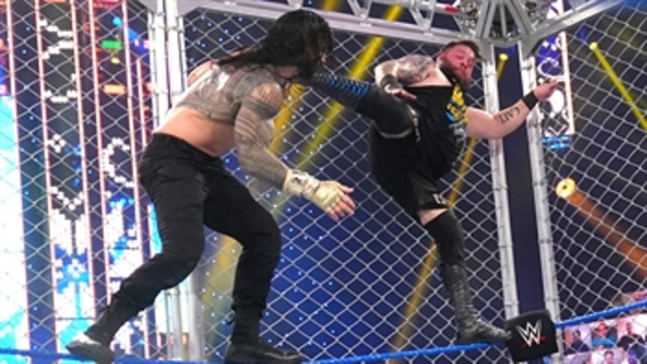 Roman Reigns vs. Kevin Owens - Universal Title Steel Cage Match: SmackDown, Dec. 25, 2020