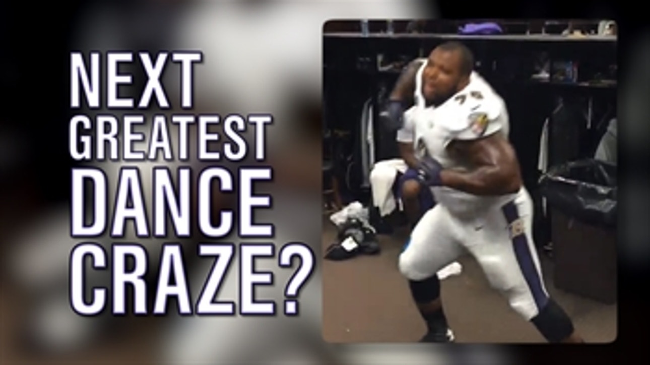 Brandon Williams and Terrell Suggs get down in the Baltimore Ravens locker room