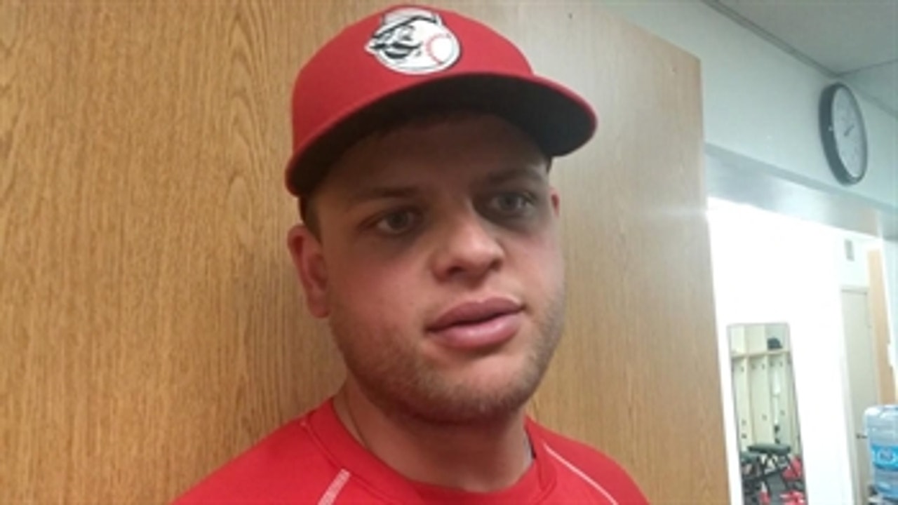 Devin Mesoraco on the cramp that forced him from the Reds game