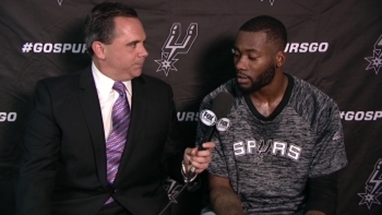 Jonathon Simmons on learning curve, win over Pelicans