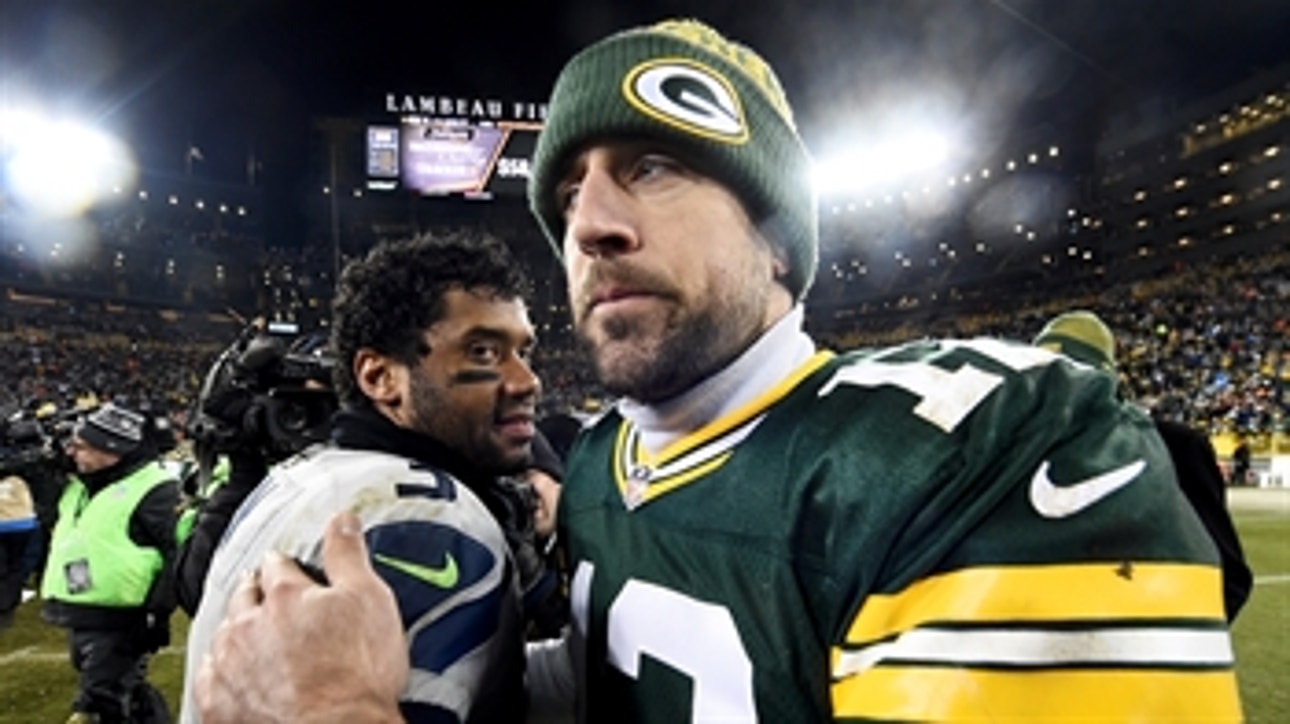 Has Russell Wilson surpassed Aaron Rodgers? Colin Cowherd discusses ahead of NFC Divisional Round