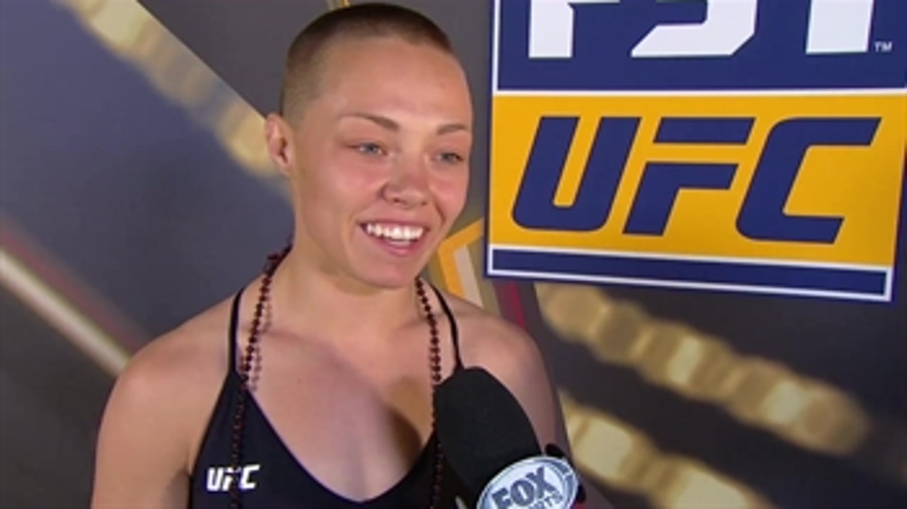 Rose Namajunas talks with Megan Olivi after UFC 223 weigh-ins | INTERVIEW | UFC 223