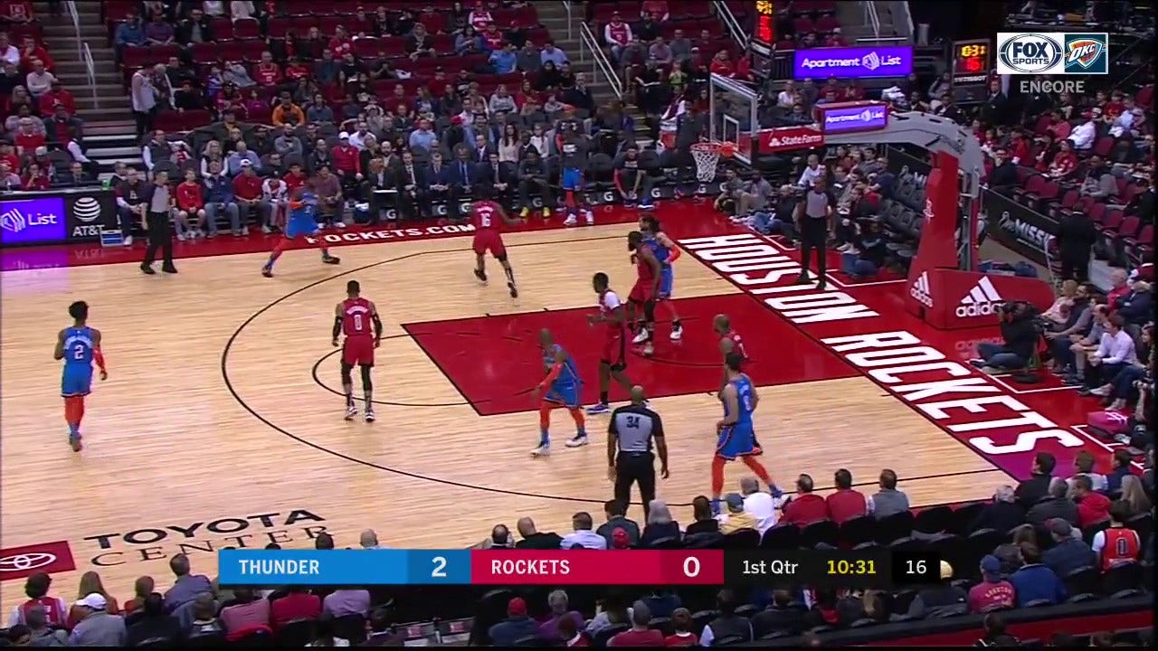 WATCH: Danilo Gallinari Knocks the early Jumper in the 1st ' Thunder ENCORE