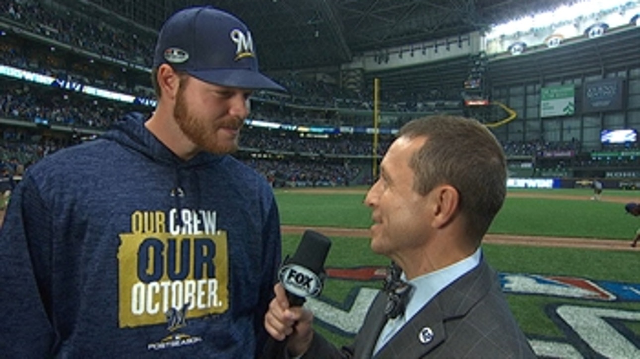 Brandon Woodruff talks with Ken Rosenthal about his 3rd inning home run off Clayton Kershaw