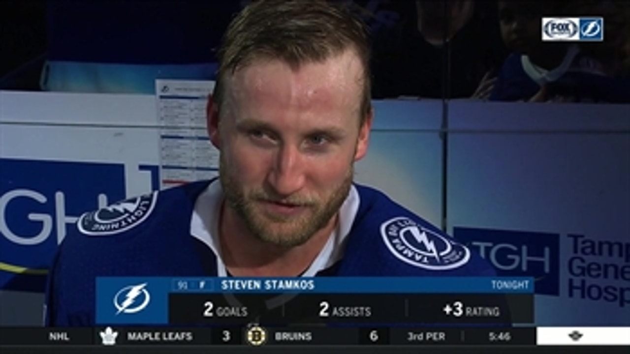 Steven Stamkos on his 4-point night, team win over Colorado