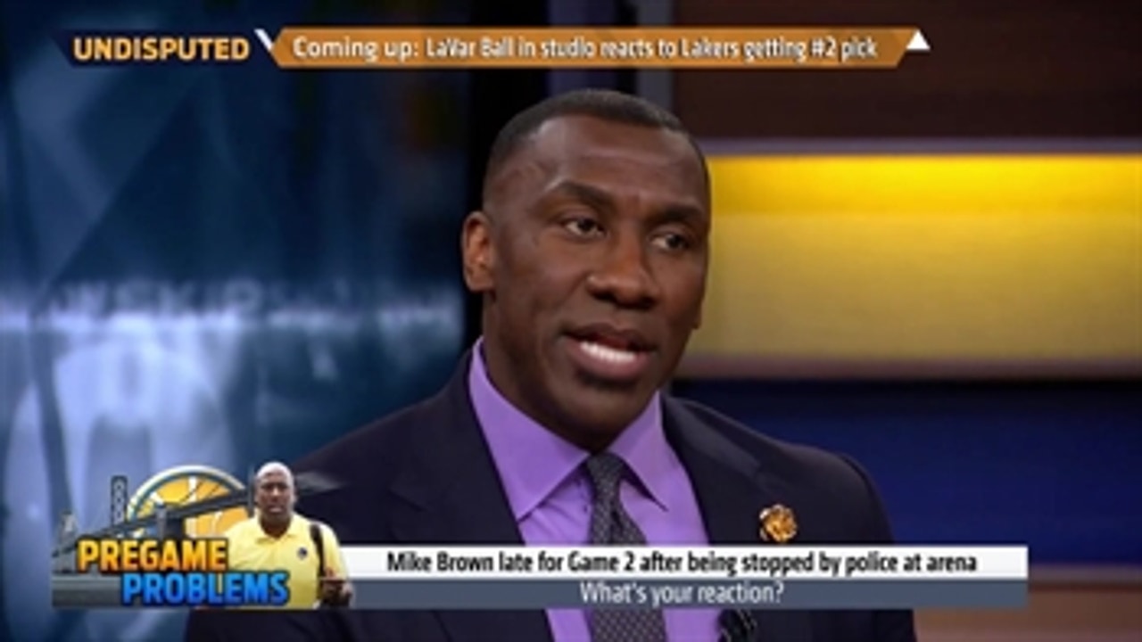 Shannon Sharpe reacts to Mike Brown being stopped by police before Game 2 ' UNDISPUTED