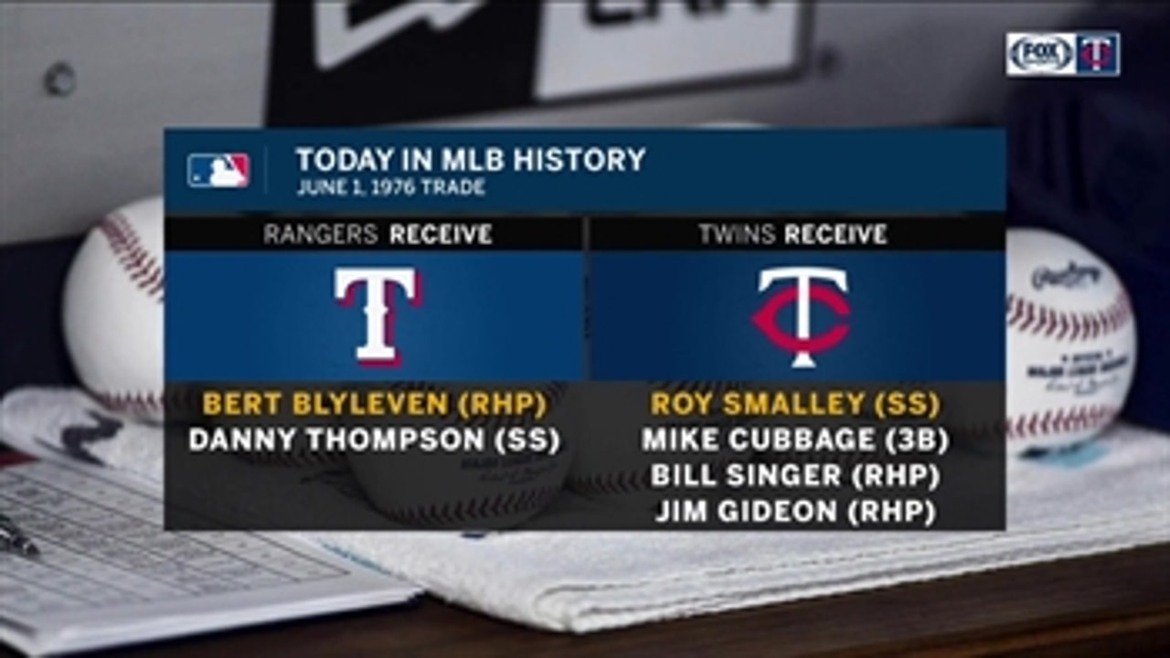 On this day in MLB history: Twins' Blyleven and Smalley traded