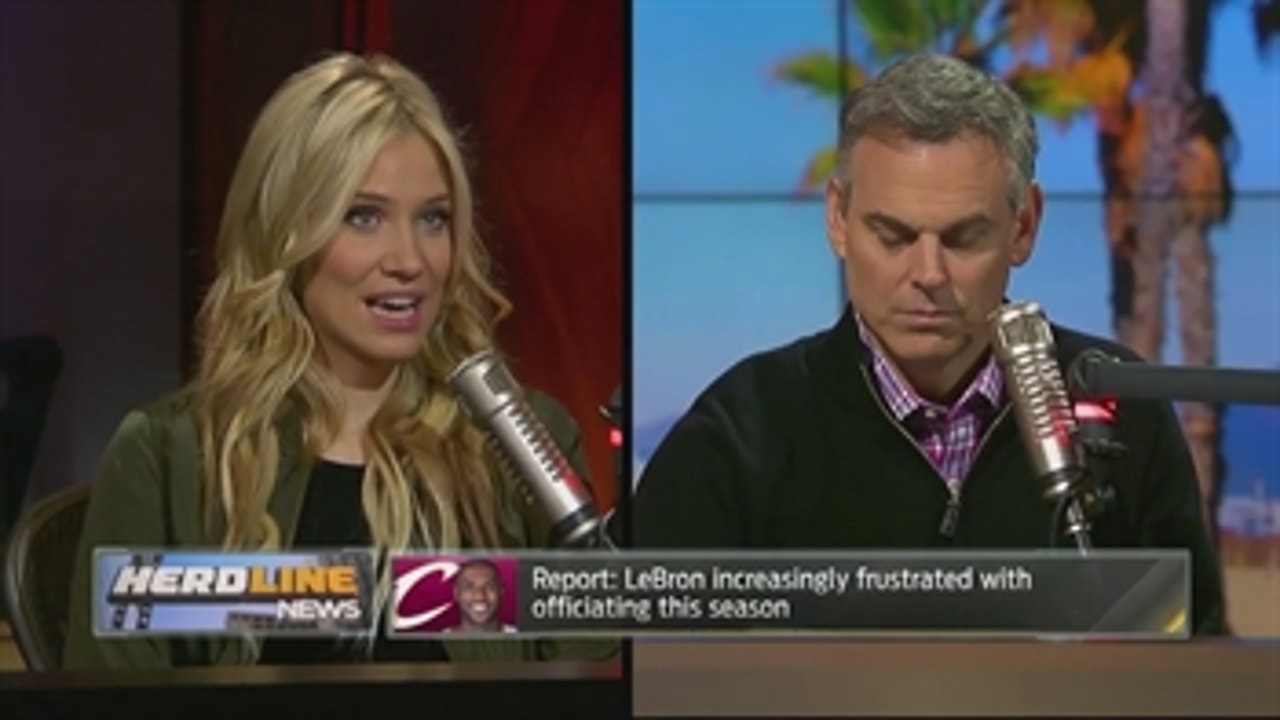 LeBron frustrated with refs after loss in Korver debut - Kristine and Colin react ' THE HERD