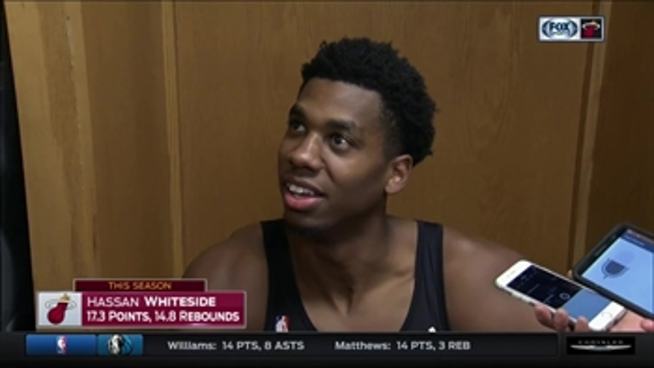 Hassan Whiteside says teams run a risk focusing solely on him