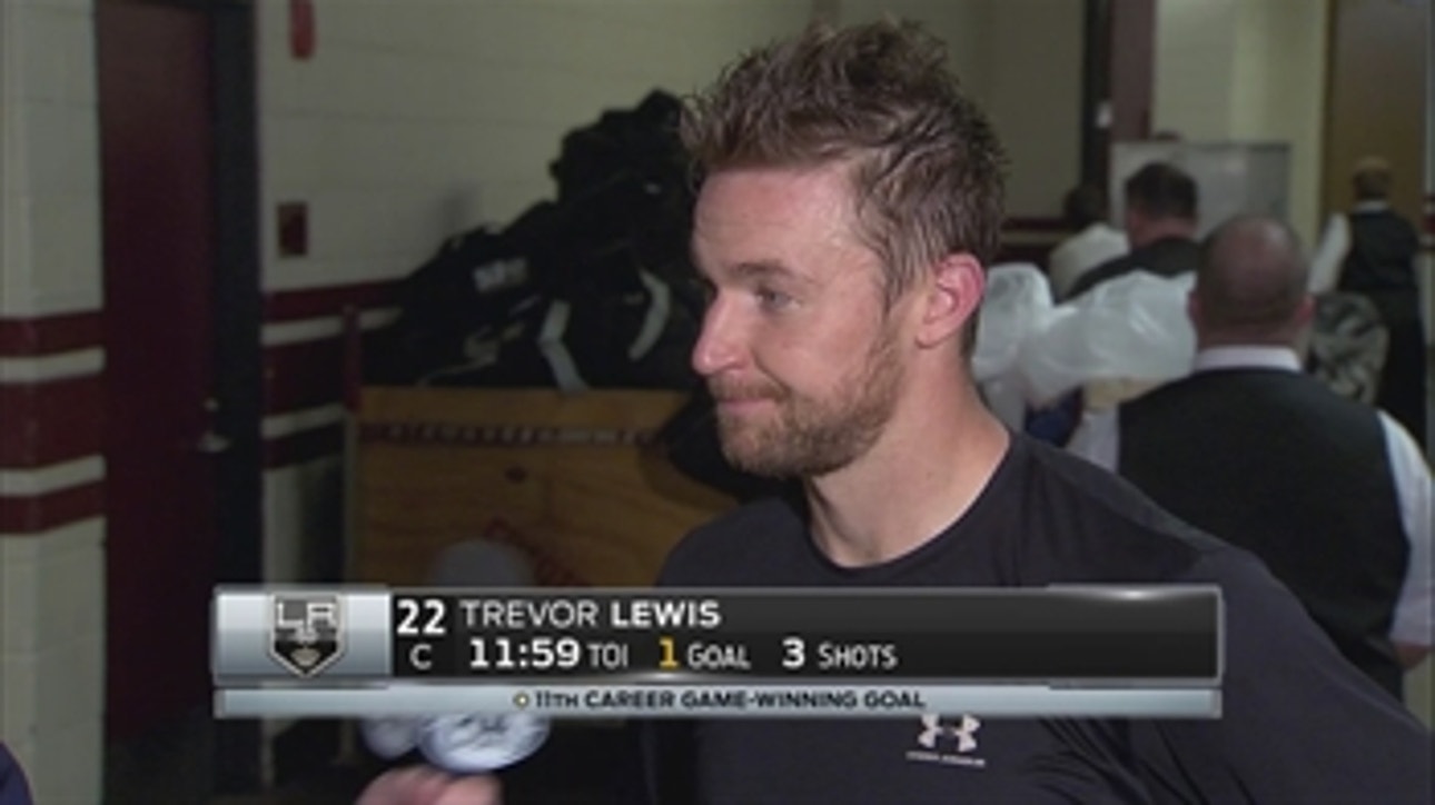 Trevor Lewis (1 goal vs. Coyotes): We found a way to win