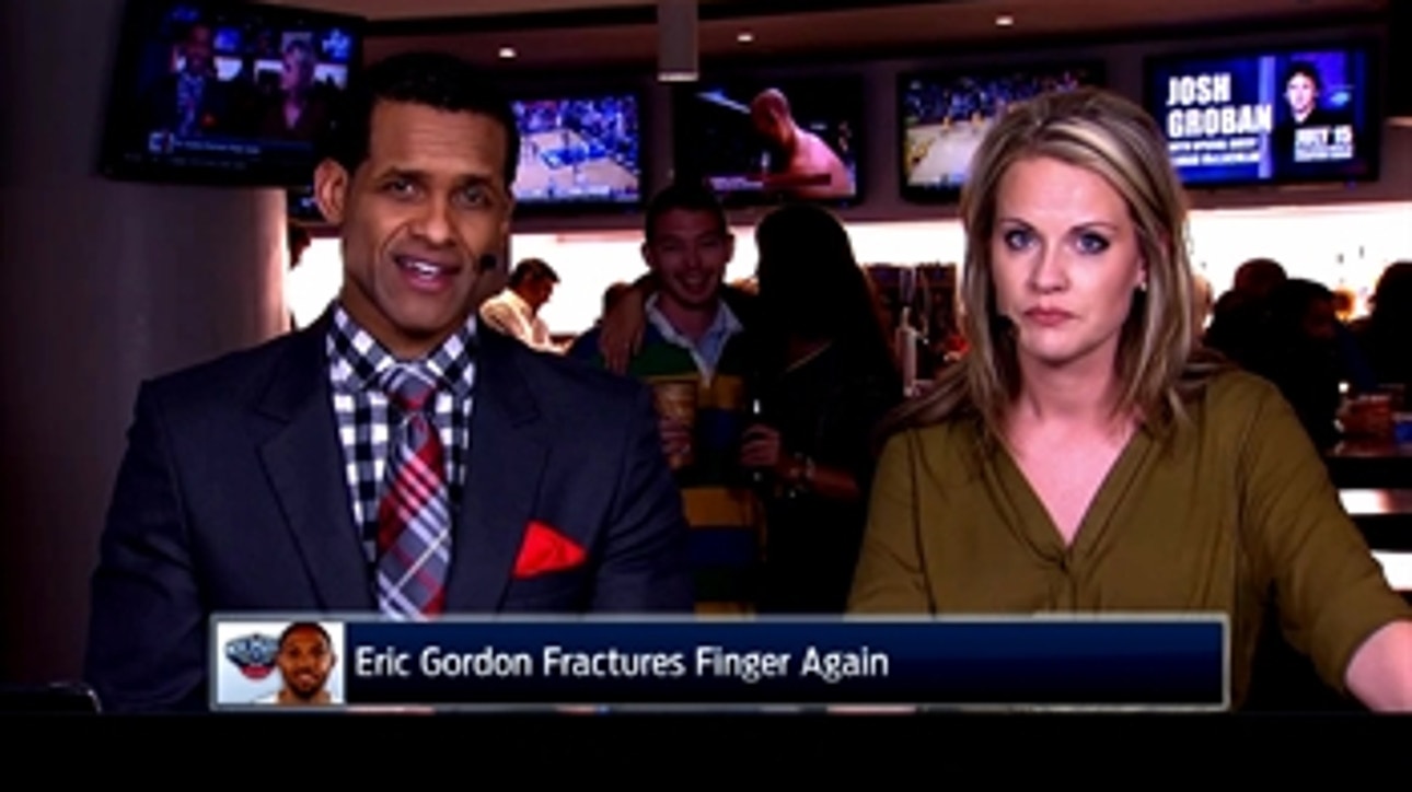 Pelicans Live: Eric Gordon injured again in loss