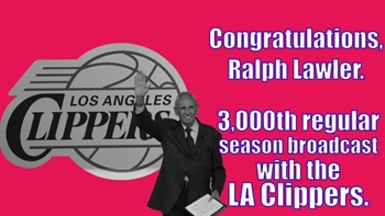Oh, me! Oh, my! Ralph Lawler calls 3,000 regular-season game with LA Clippers