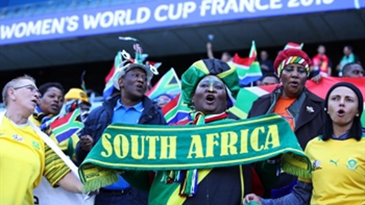 Check out South Africa singing the national anthem at their FIFA Women's World Cup™ debut