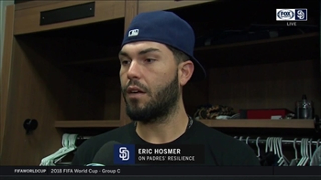 Hosmer, Lopez, and Ellis talk about the resilience of this year's Padres team