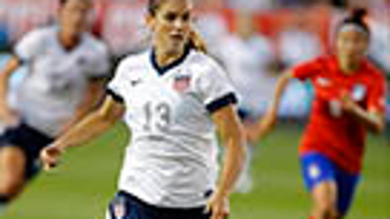 Morgan marvels at Wambach's record