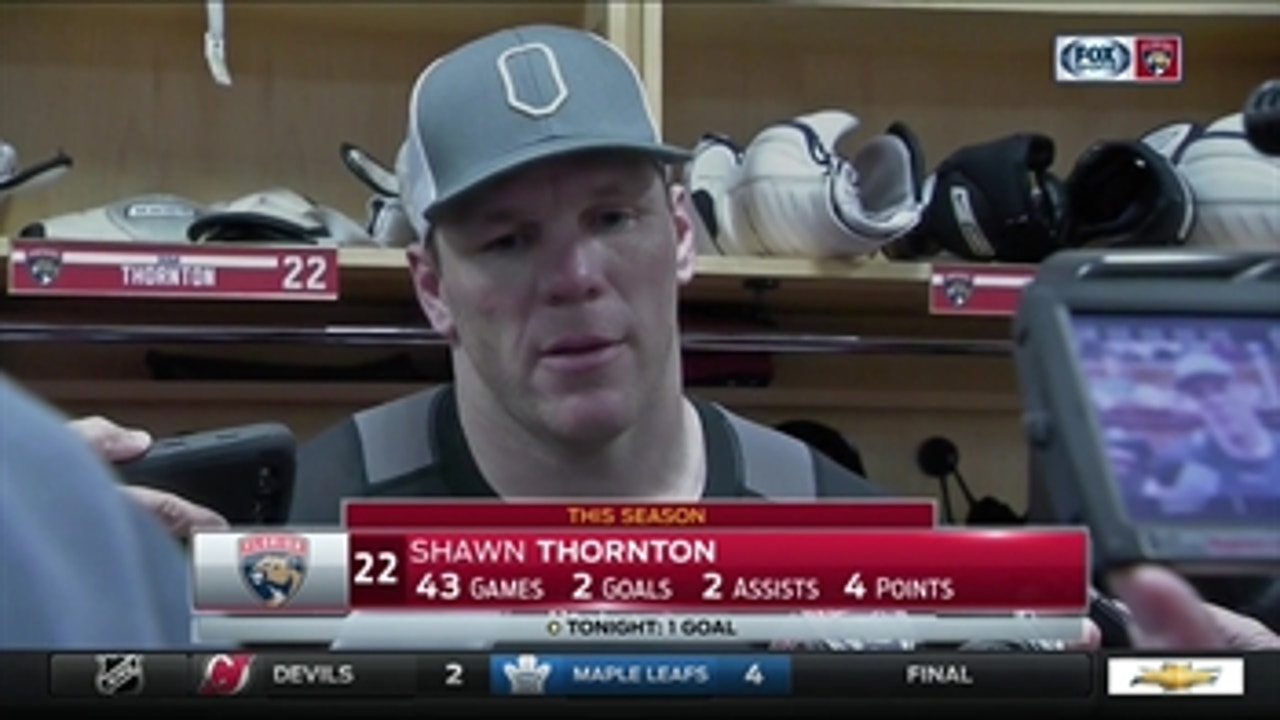 Shawn Thornton will take goals any way he can get them