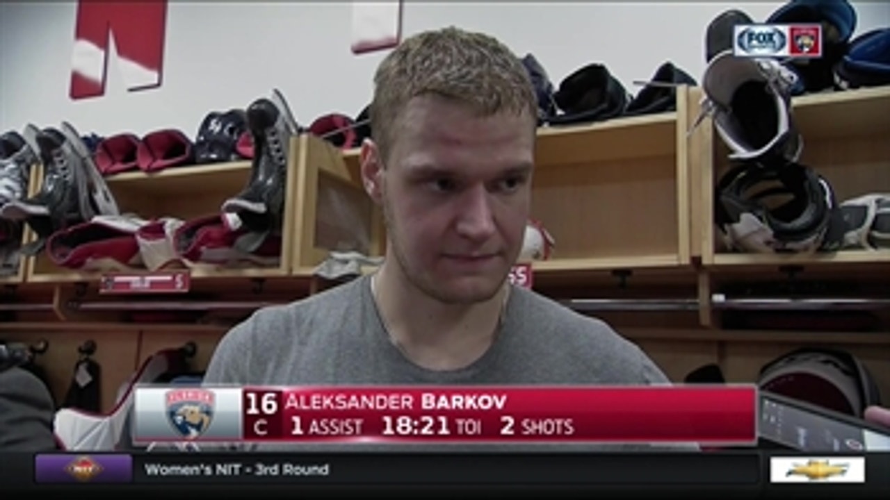 Aleksander Barkov: Defense was the difference maker