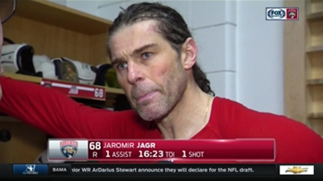 Jaromir Jagr: 'The flow of the game just wasn't there'