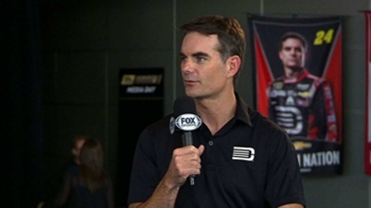 Jeff Gordon - Eliminator Round Media Day