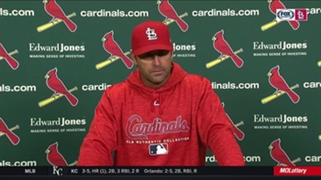 Matheny on Holland: 'That's a tough spot for anybody to come into on a new team'