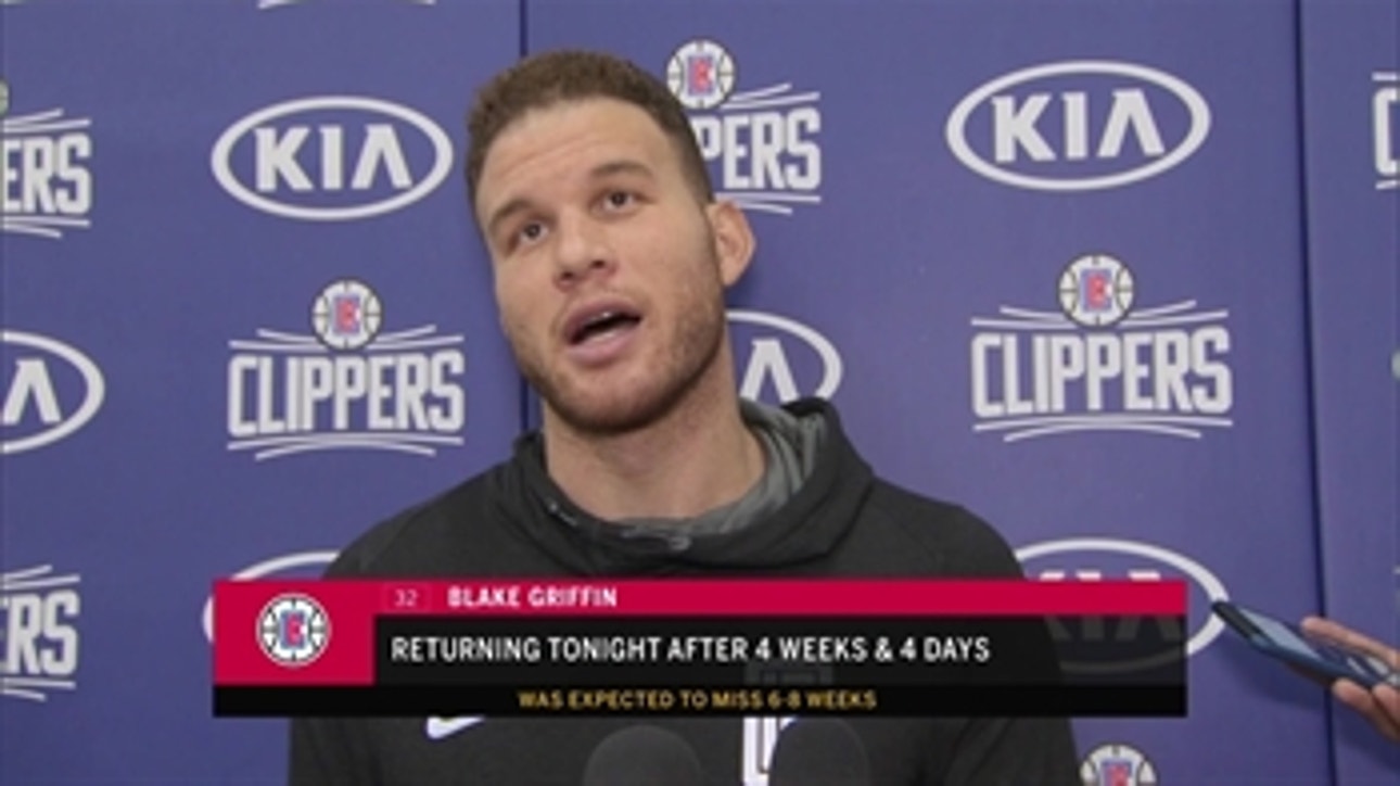 Clippers Live: Blake Griffin returns to lineup after 14-game absence
