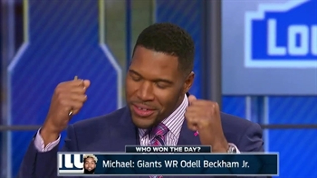 Michael Strahan explains why Odell Beckham Jr. won Week 6's Sunday action - FOX NFL Sunday