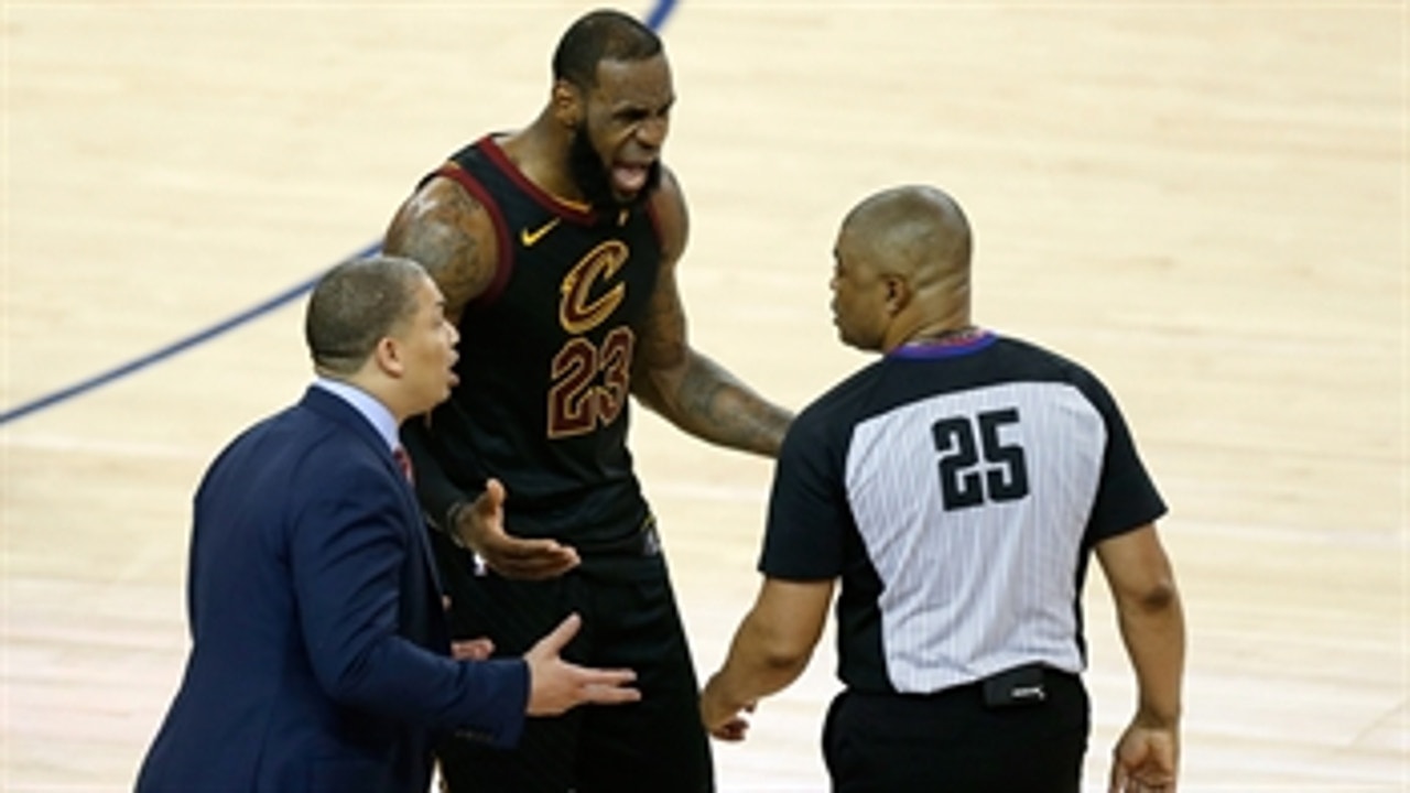 Colin Cowherd believes the Cleveland Cavaliers had a win stolen from them in Game 1 of the NBA Finals
