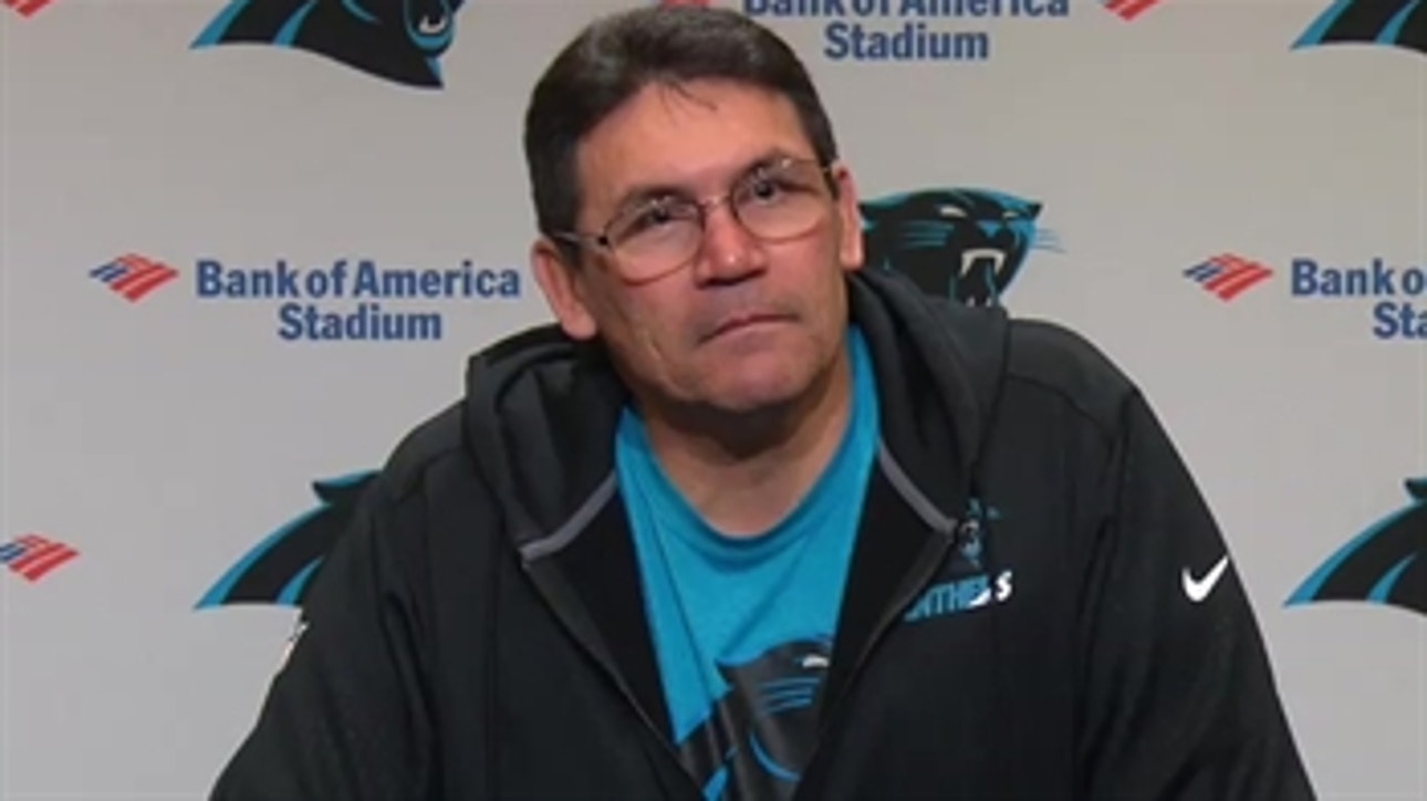 Ron Rivera thinks Cam Newton had one of the best seasons ever