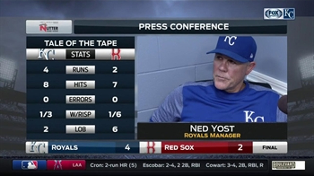 Ned Yost on Mike Moustakas: 'He's really swinging the bat well'