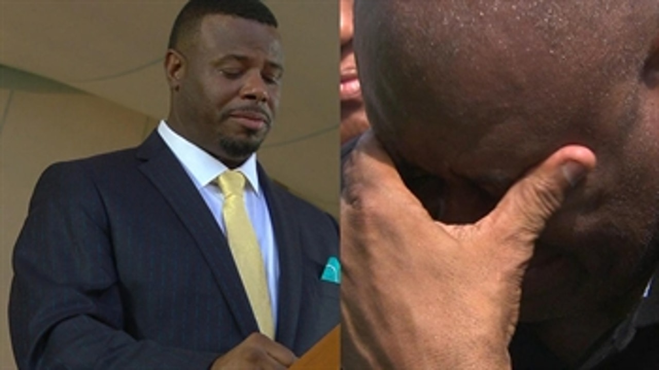 Ken Griffey. Jr delivers emotional thank you to his father during Hall of Fame induction