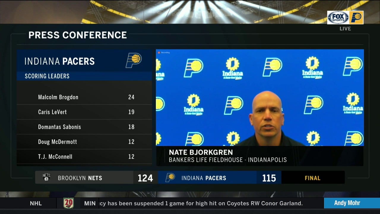 Bjorkgren: 'We've got to do better on the glass, that's number one'