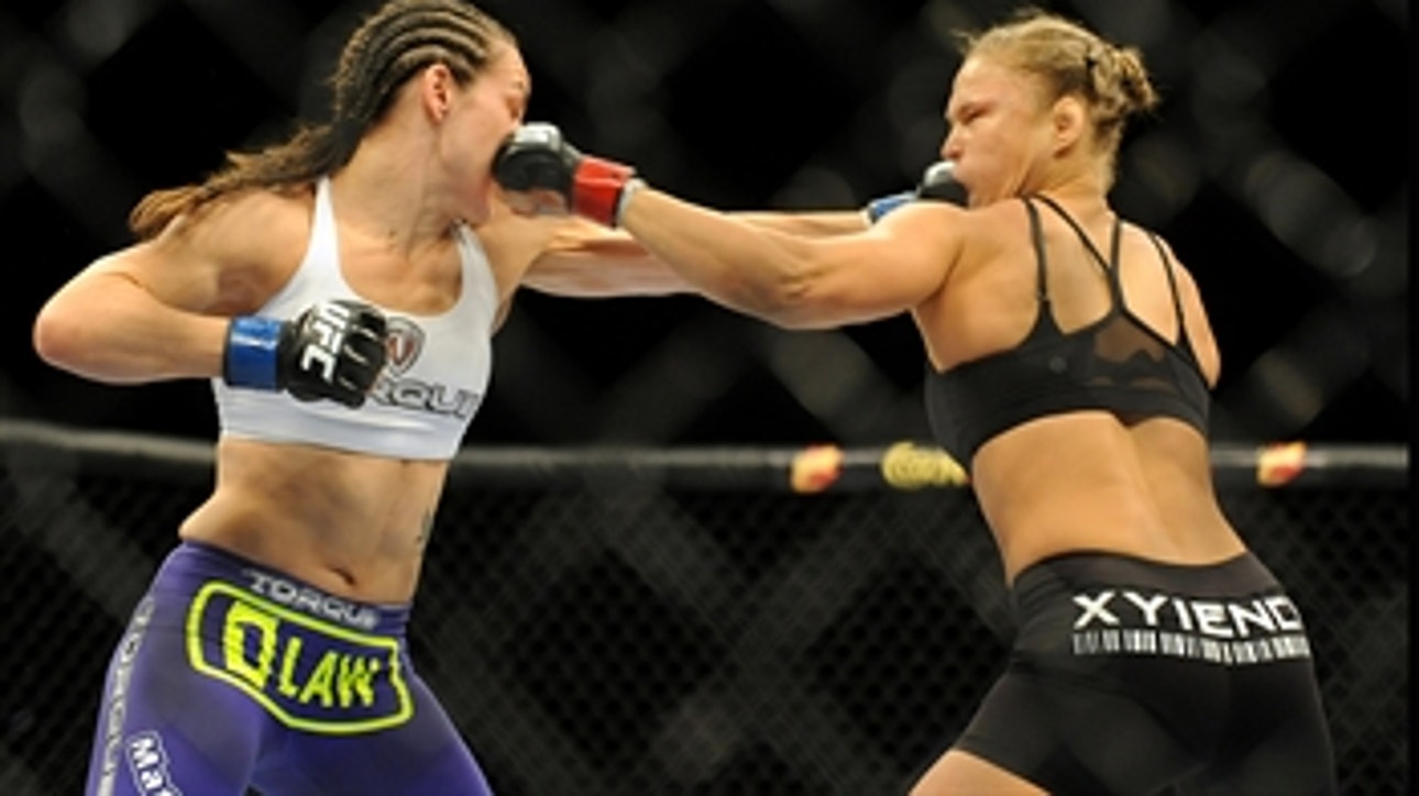 Ronda reacts to her epic KO
