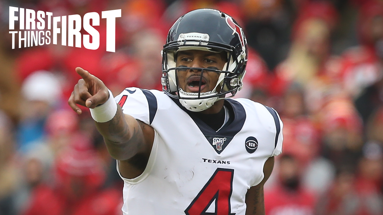 Nick Wright: Texans are in a tough spot; Deshaun Watson will likely get traded around NFL Draft | FIRST THINGS FIRST