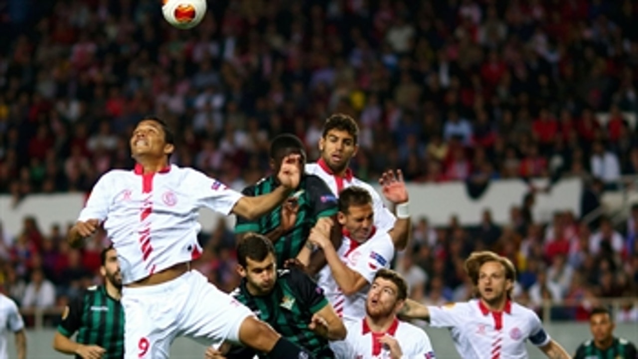 Sevilla v Betis UEFA Europa League Highlights 03/13/14